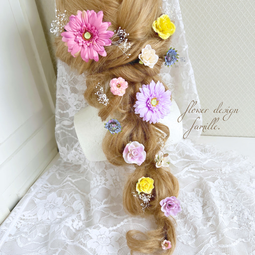 ガーベラ コンパクトセット② プリンセスの髪飾り ✧ ヘッドドレス