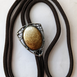 再販  七宝焼ループタイ「京の侘」 2枚目の画像