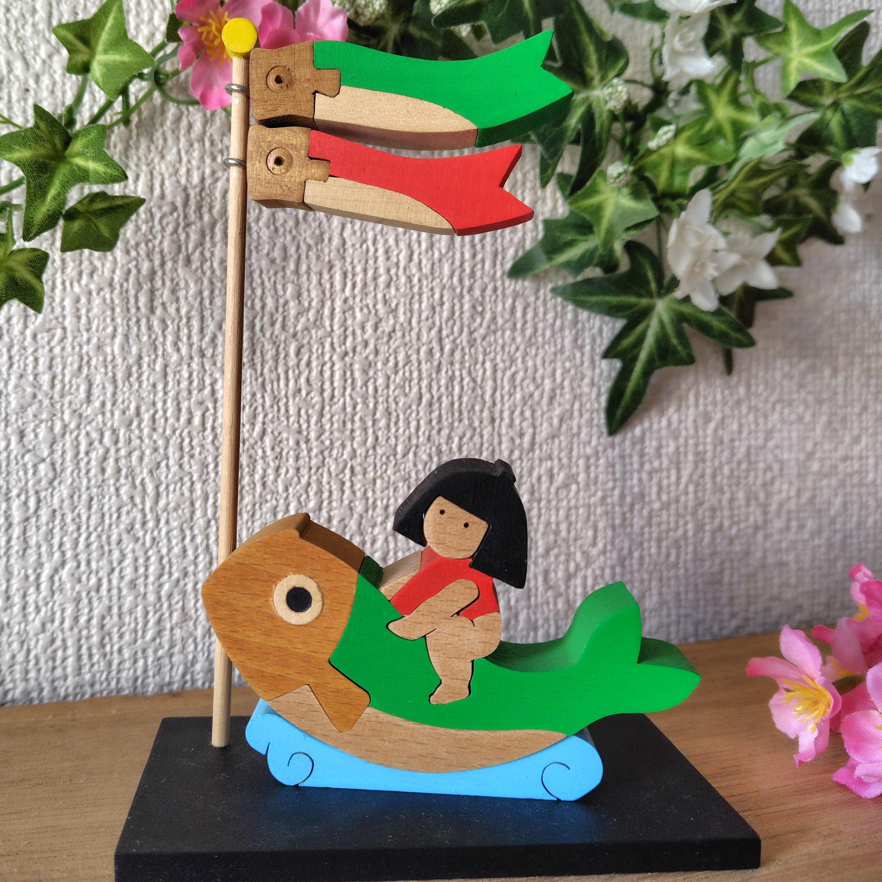 再、再販❗五月人形　こいのぼり(小)と鯉乗り金太郎(小)セット