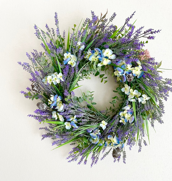 Lavender wreath「受注制作」 5枚目の画像