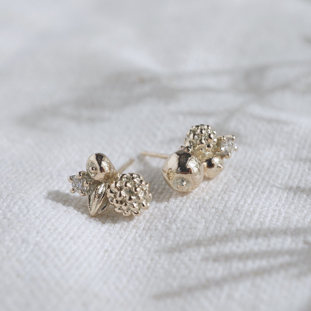 Berry earrings [EP006K10]