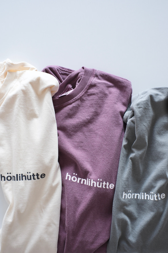 ヴィンテージライク オーバーシルエット半袖Tシャツ / hornlihutte / アイボリー 16枚目の画像