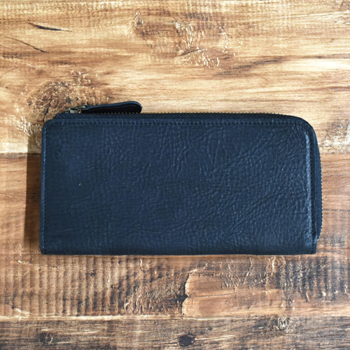 1点もの 姫路レザー L字ファスナー 長財布 メンズ レディース 本革