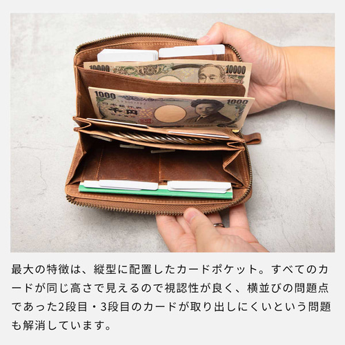 小さい長財布 TIDY2.0】長財布 コンパクト おすすめ イエロー HAW021