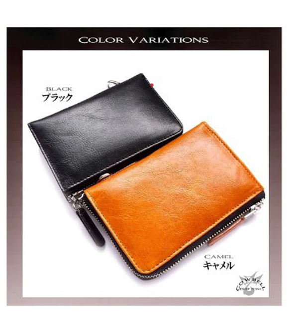 限定3個9800円　使いやすい　ハーフ財布　イタリアンレザー　ショートウォレット　ブラック　 黒 1枚目の画像