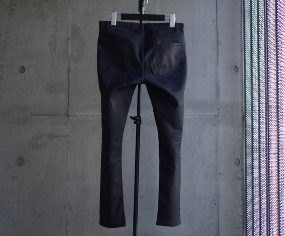 【展示作品】コーティングデニム5ポケットパンツ 7枚目の画像