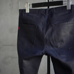 【展示作品】コーティングデニム5ポケットパンツ 6枚目の画像