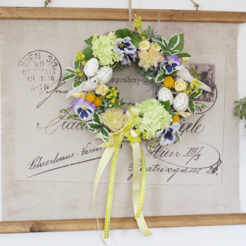 イースターリース プリザーブドフラワー petit chocolat 通販 3717094