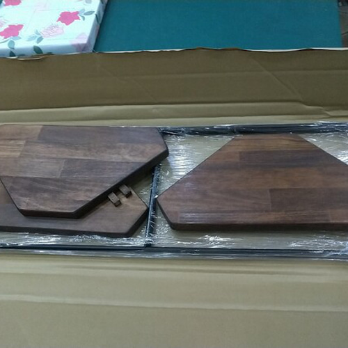 アイアンのコーナー棚（3段） 棚・シェルフ・ラック takuto 通販