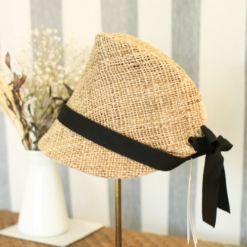 麦わら帽子 【着せ替えリボン】 ハット クボミ 通販 3728891｜Creema