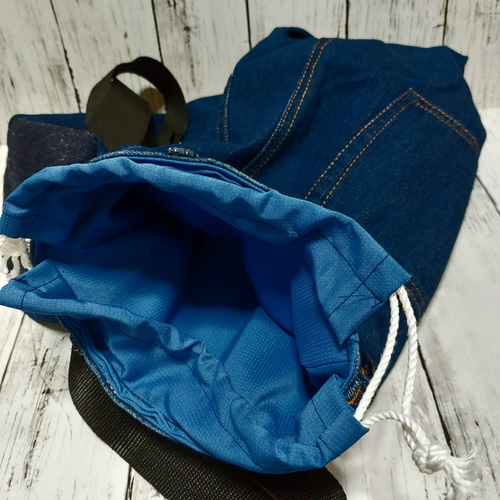 デニム ジーンズ リメイク ヨガマットケース (8) その他バッグ te