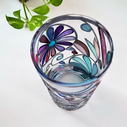 Order :Cylindrical glass flower vase Elf forest 第7張的照片