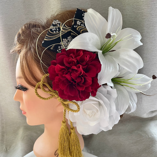 和装 髪飾り ヘッドドレス✾ ヘッドドレス（アクセサリー） Michael24