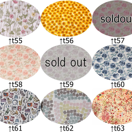 購入厳禁※90種類2/2ページ商品番号005以上用柄一覧表、在庫確認用