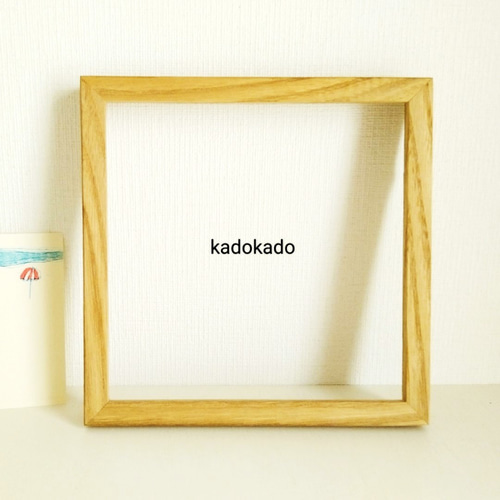 水彩｜原画「花曇り」※木製額縁入り（18×18㎝フレーム） 絵画 絵と額縁