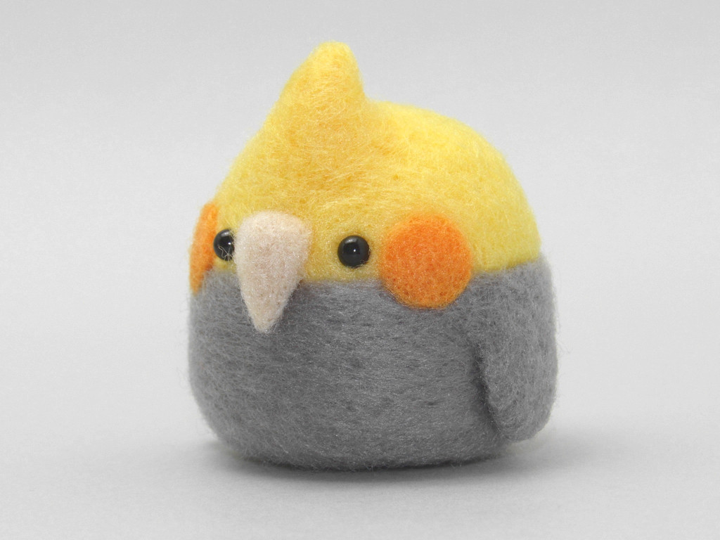 羊毛フェルト。オカメインコ。オーダーNo.18