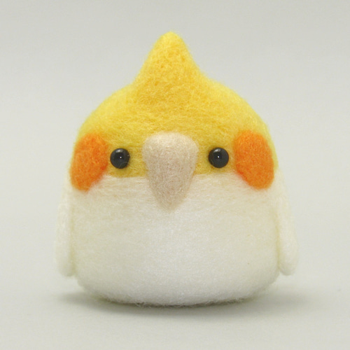羊毛フェルト オカメインコ ルチノー ルチノーオカメインコ♪羊毛フェルト - はしぞう | minne byGMO