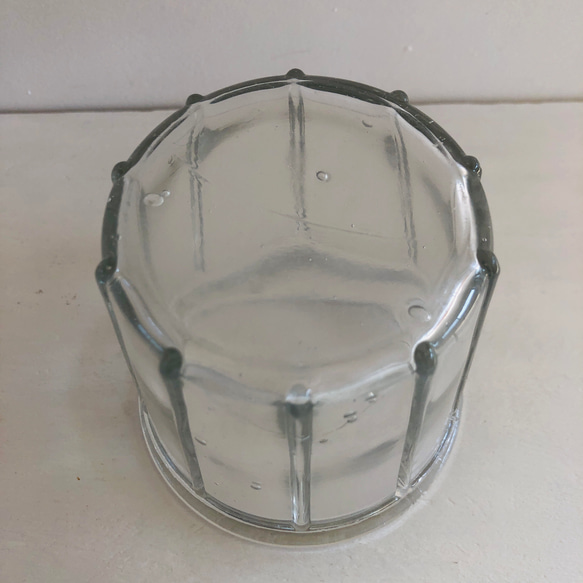フランス製 アンティークのガラスポット（ジャム瓶） 5枚目の画像