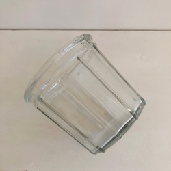 フランス製 アンティークのガラスポット（ジャム瓶） 4枚目の画像
