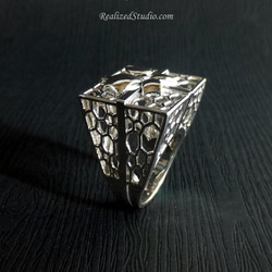 禮盒 - 弗羅格狂熱系列 - 珠寶鍍金925純銀戒指 第4張的照片