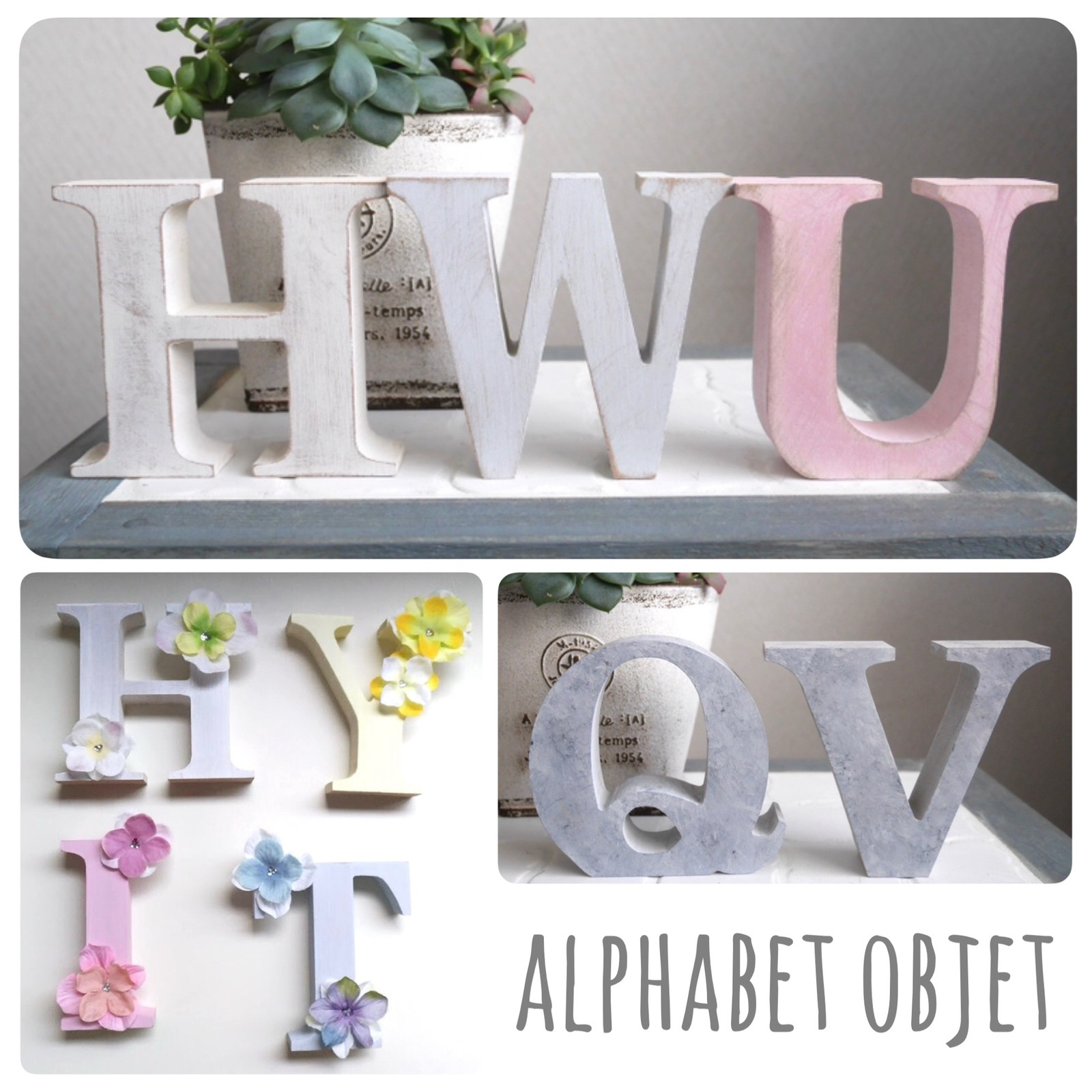 マロまろ様確認用♡ウエディングバージョン・イニシャルオブジェ まる様確認用♡ウェディングバージョン・イニシャルオブジェ