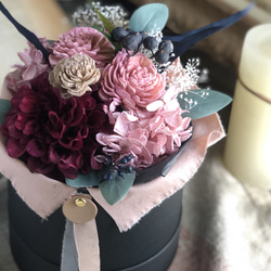 母の日ギフト Box  bouquet＊ミスティーピンク　 2枚目の画像