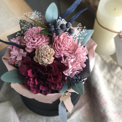 母の日ギフト Box  bouquet＊ミスティーピンク　 3枚目の画像