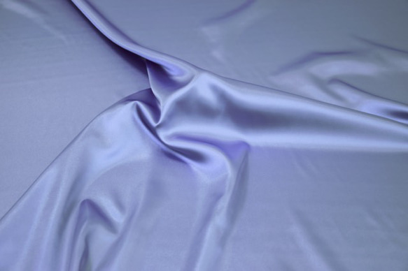 ポリエステルサテン 生地 青藤色☆幅122cm×長さ50cm☆ 50cm単位で連続