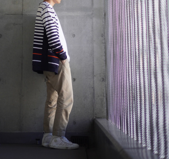 【展示作品】コットンチノテーパードパンツ 17枚目の画像