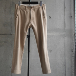 【展示作品】コットンチノテーパードパンツ 3枚目の画像