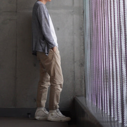 【展示作品】コットンチノテーパードパンツ 11枚目の画像