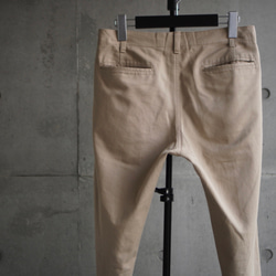 【展示作品】コットンチノテーパードパンツ 6枚目の画像