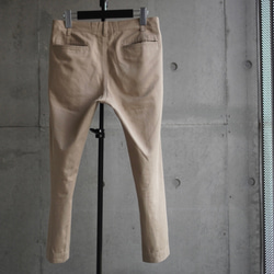 【展示作品】コットンチノテーパードパンツ 8枚目の画像