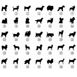 ★5日以内発送　犬種35種選べる☆肉球あしあとボールペン（メープル）/回転式　名入れ可　クリスマス 就職祝 卒業祝 2枚目の画像