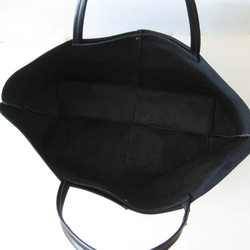OTONA eco-bag Sサイズ ブラック　本革製  トートバッグ 3枚目の画像