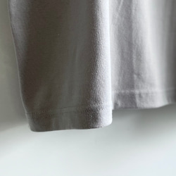 オーバーシルエット半袖Tシャツ / Baum バウム / スモークグレー 9枚目の画像