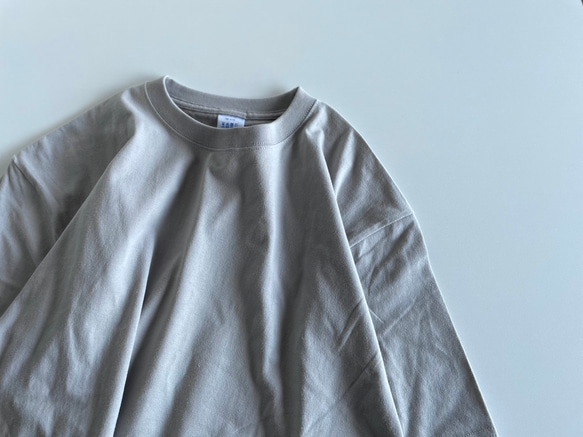 オーバーシルエット半袖Tシャツ / Baum バウム / スモークグレー 2枚目の画像