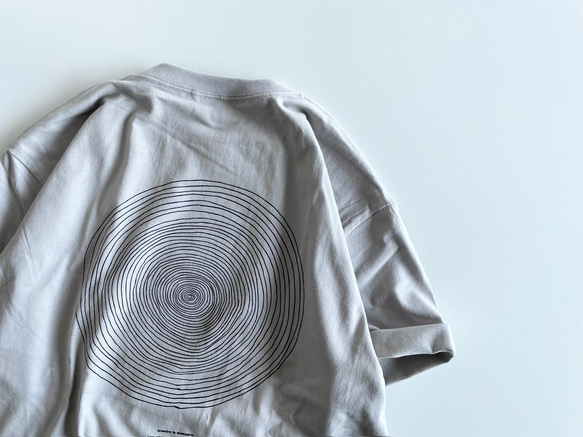 オーバーシルエット半袖Tシャツ / Baum バウム / スモークグレー 1枚目の画像