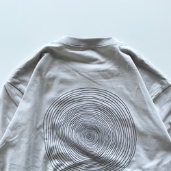 オーバーシルエット半袖Tシャツ / Baum バウム / スモークグレー 5枚目の画像