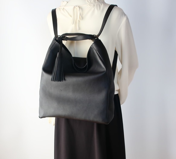 2wayリュック&トート(L)☆彡A4が横に入ります・受注制作/お色 2wayリュック&トート(L)☆彡A4が横に入ります・受注制作/お色