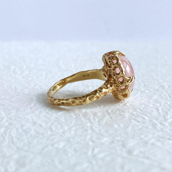 モルガナイトのリング【Melty ring＜Morganite＞】 5枚目の画像