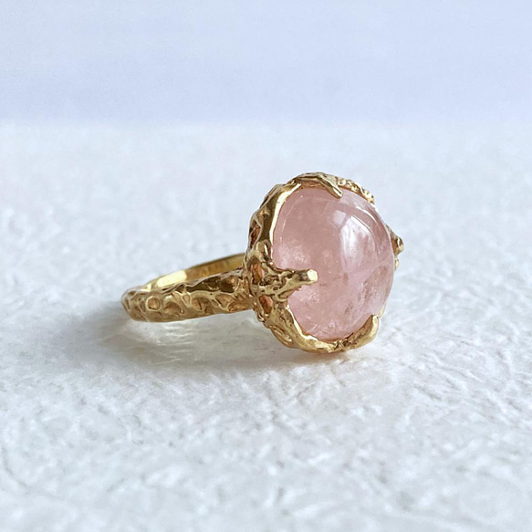 モルガナイトのリング【Melty ring＜Morganite＞】 1枚目の画像