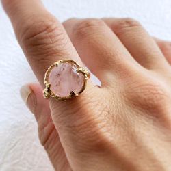 モルガナイトのリング【Melty ring＜Morganite＞】 3枚目の画像