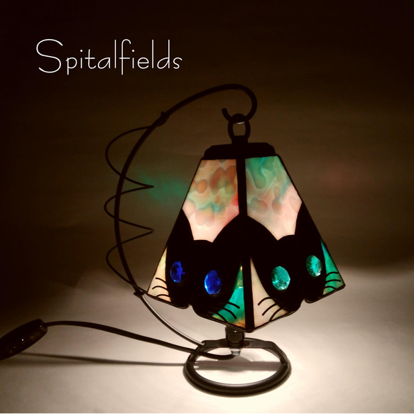 猫のランプII（黒猫） ＊ スタンドライト・テーブルランプ