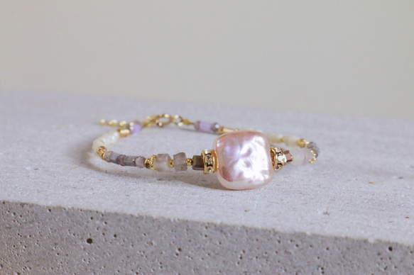 手鍊 珍珠 鋯石 水晶 - 約定了 - 第10張的照片