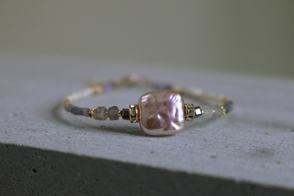 手鍊 珍珠 鋯石 水晶 - 約定了 - 第7張的照片