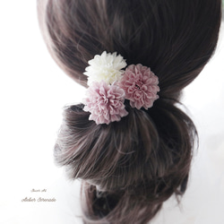 Floral hairtie 第2張的照片