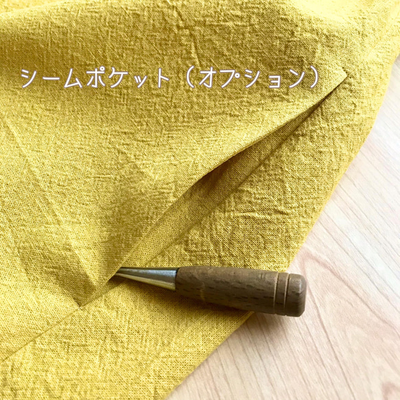 【24色】ふんわりギャザーワンピース 【S,M,L,LL】コットンリネン［七分袖・長袖］秋冬春 19枚目の画像