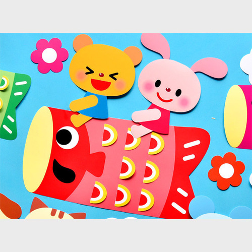 ☆壁面飾り 標準サイズ （横80cm※サイズ変更可能）「こいのぼりで