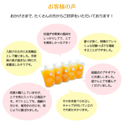 【なみ】【大容量】かんきつジュレ「いちずみ」１００個 かんきつジュレ「いちずみ」20個入り：愛媛県産のみかん
